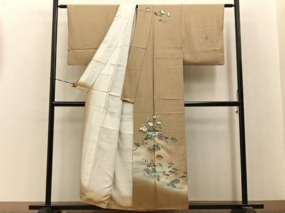 平和屋着物■訪問着　友禅　作家物　御所解文　暈し染め　正絹　逸品　BAAY8174hj