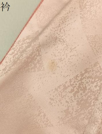 平和屋着物●訪問着　刺繍　飾花文　暈し染め　金銀彩　正絹　逸品　BAAY8183hj