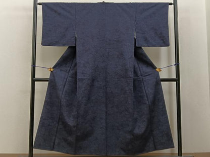 平和屋着物■上質な紬　万寿菊　正絹　逸品　BAAY8186hj