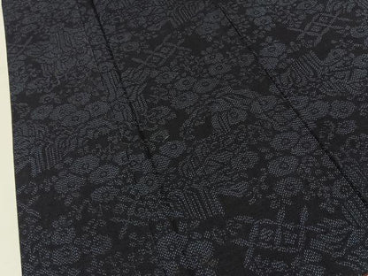 平和屋着物■上質な紬　万寿菊　正絹　逸品　BAAY8186hj