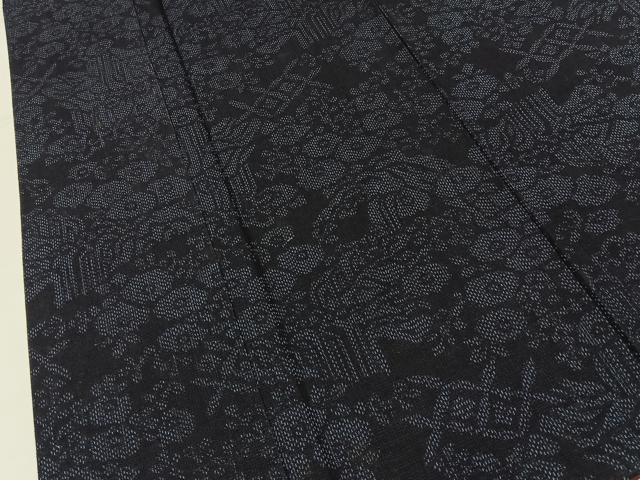 平和屋着物■上質な紬　万寿菊　正絹　逸品　BAAY8186hj