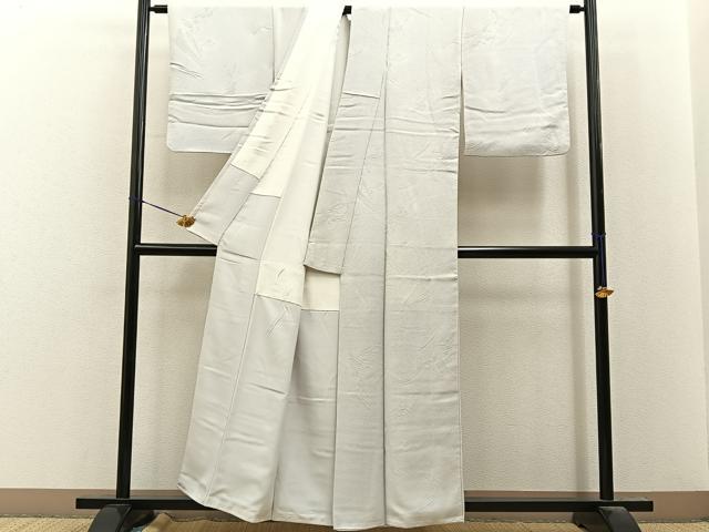 平和屋着物■上質な小紋　草花地紋　暈し染め　正絹　逸品　BAAY8189hj