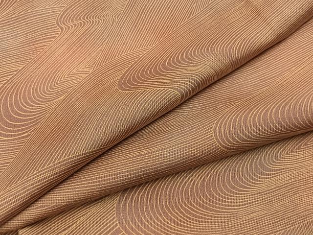 平和屋着物■上質な小紋　流水文　暈し染め　正絹　逸品　未使用　BAAY8195hj