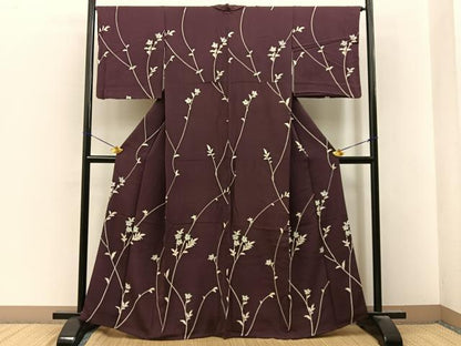 平和屋着物■訪問着　桔梗　正絹　逸品　BAAY8243hj