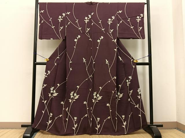 平和屋着物■訪問着　桔梗　正絹　逸品　BAAY8243hj