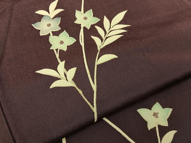 平和屋着物■訪問着　桔梗　正絹　逸品　BAAY8243hj