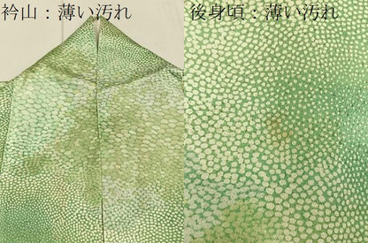 平和屋着物■上質な小紋　石畳文　正絹　逸品　BAAY8262hj