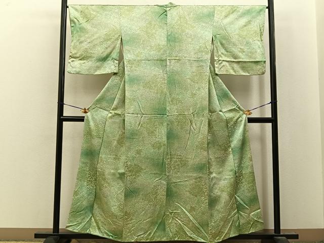 平和屋着物■上質な小紋　石畳文　正絹　逸品　BAAY8262hj