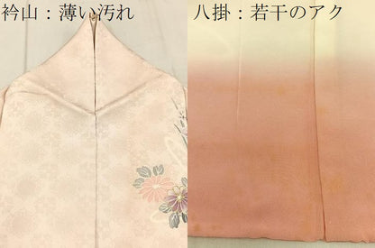 平和屋着物■訪問着　結び紐花文　金彩　正絹　逸品　BAAY8267hj