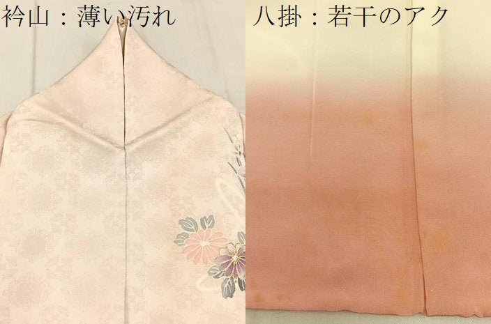 平和屋着物■訪問着　結び紐花文　金彩　正絹　逸品　BAAY8267hj