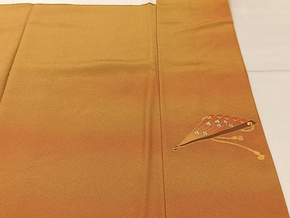 平和屋着物●染色作家　青木龍雲　色留袖　十二単　暈し染め　金彩　正絹　逸品　未使用　BAAY8275hj