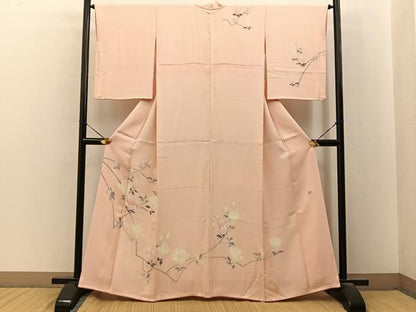 平和屋着物■訪問着　友禅　作家物　枝花文　正絹　逸品　BAAY8287hj