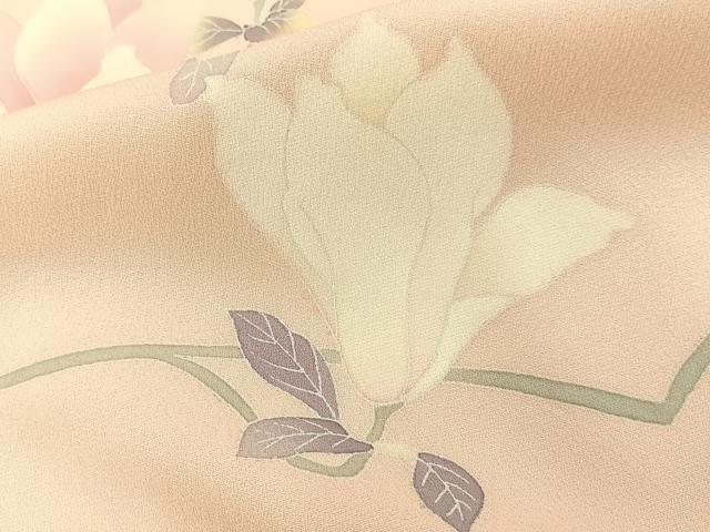 平和屋着物■訪問着　友禅　作家物　枝花文　正絹　逸品　BAAY8287hj