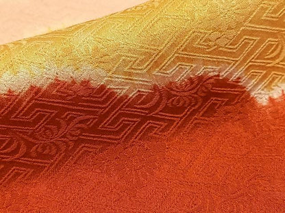 平和屋着物■訪問着　絞り　駒刺繍　万幕吉祥秋草文　金彩　小田急百貨店扱い　正絹　逸品　BAAY8302hj