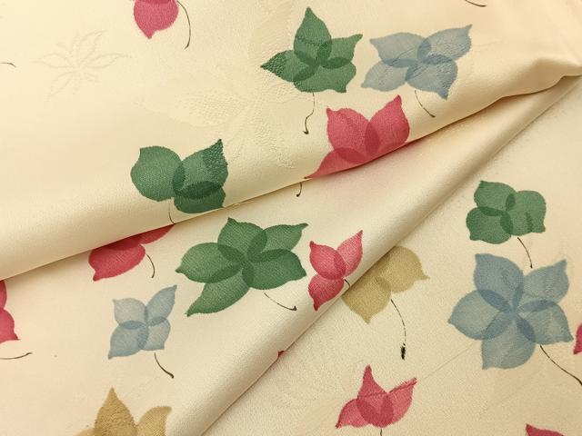 平和屋着物■上質な小紋　舞花文　正絹　逸品　BAAY8314hj