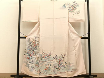 平和屋着物■訪問着　御所解文　金彩　正絹　逸品　BAAY8322hj