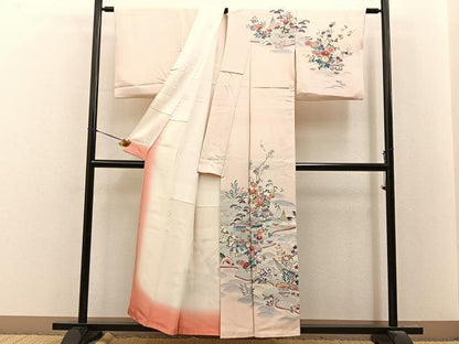 平和屋着物■訪問着　御所解文　金彩　正絹　逸品　BAAY8322hj