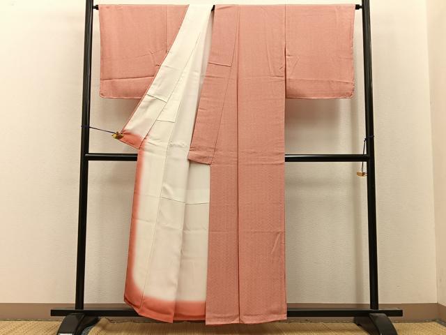 平和屋着物■江戸小紋　花菱文　正絹　逸品　未使用　BAAY8323hj