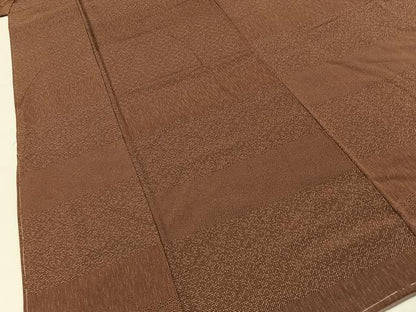 平和屋着物●江戸小紋　横段小花文　正絹　逸品　未使用　BAAY8332hj
