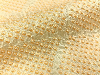 平和屋着物■上質な小紋　総絞り　抽象文様　正絹　逸品　BAAY8337hj