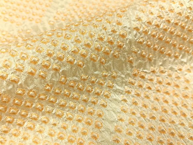 平和屋着物■上質な小紋　総絞り　抽象文様　正絹　逸品　BAAY8337hj
