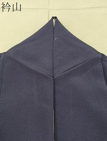 平和屋着物●上質な色無地　紫苑色　正絹　逸品　BAAY8340hj