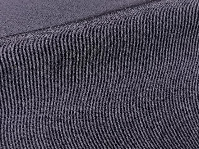 平和屋着物●上質な色無地　紫苑色　正絹　逸品　BAAY8340hj