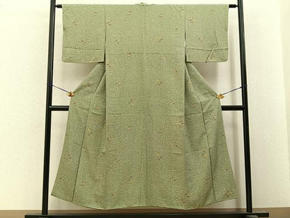 平和屋着物■上質な小紋　成り物　正絹　逸品　BAAY8368hj