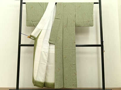 平和屋着物■上質な小紋　成り物　正絹　逸品　BAAY8368hj