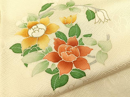 平和屋着物■訪問着　花丸文　金彩　高島屋扱い　正絹　逸品　BAAY8374hj