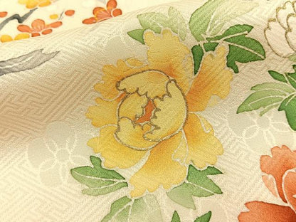 平和屋着物■訪問着　花丸文　金彩　高島屋扱い　正絹　逸品　BAAY8374hj