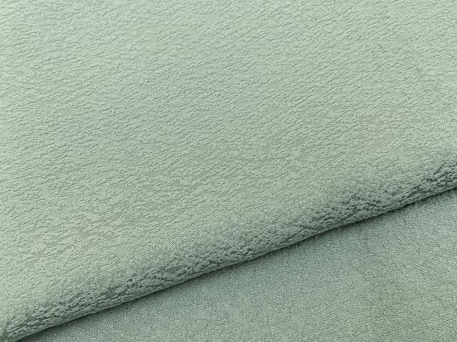 平和屋着物■上質な色無地　柳鼠色　正絹　逸品　BAAY8377hj