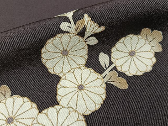 平和屋着物■訪問着　流水菊文　金彩　正絹　逸品　BAAY8381hj