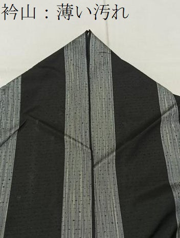 平和屋着物■上質な紬　間道　正絹　逸品　BAAY8382hj