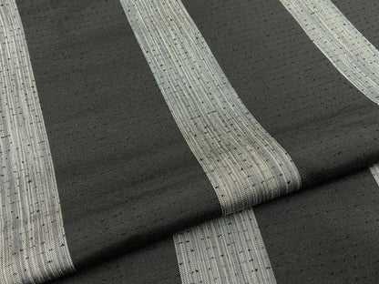 平和屋着物■上質な紬　間道　正絹　逸品　BAAY8382hj