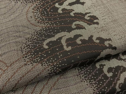 平和屋着物■本場大島紬　9マルキ　立波文　正絹　逸品　BAAY8387hj