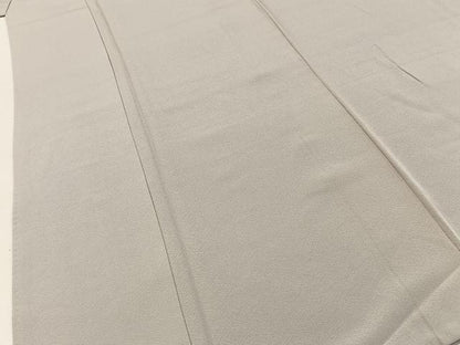 平和屋着物■上質な色無地　亜麻色　正絹　逸品　BAAY8425hj