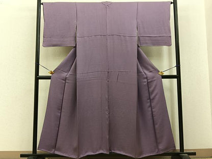 平和屋着物■上質な色無地　鴇浅葱色　正絹　逸品　BAAY8451hj