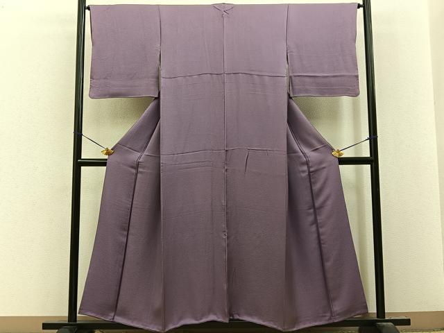 平和屋着物■上質な色無地　鴇浅葱色　正絹　逸品　BAAY8451hj