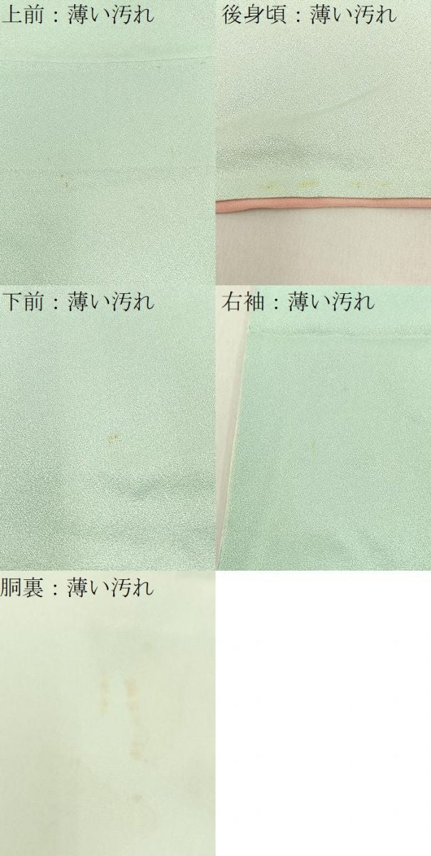 平和屋着物■訪問着　枝花文　暈し染め　ラインストーン　やまと誂製　正絹　逸品　BAAY8459hj