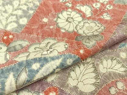 平和屋着物■上質な小紋　辻が花　正絹　逸品　BAAY8483hj