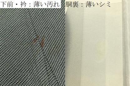 平和屋着物■江戸小紋　鹿の子文様　正絹　逸品　BAAY8486hj