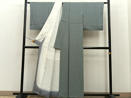 平和屋着物■江戸小紋　鹿の子文様　正絹　逸品　BAAY8486hj