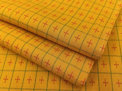 平和屋着物■上質な紬　十字絣　正絹　逸品　未使用　BAAY8502hj