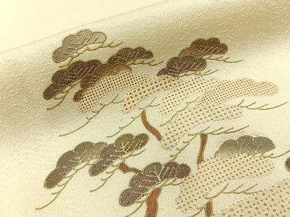 平和屋着物■中国三大刺繍　スワトウ刺繍　色留訪問着　平安人物文　金彩　正絹　逸品　未使用　BAAY8530hj