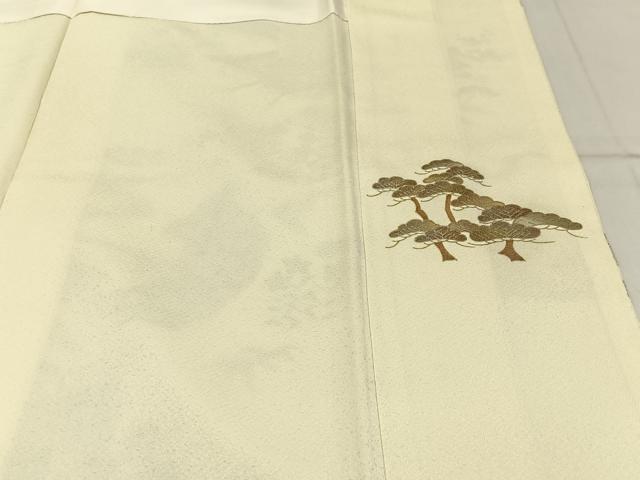 平和屋着物■中国三大刺繍　スワトウ刺繍　色留訪問着　平安人物文　金彩　正絹　逸品　未使用　BAAY8530hj