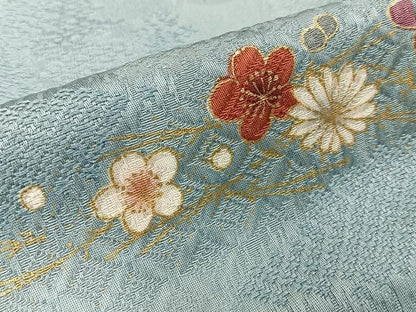 平和屋着物●訪問着　花筏　暈し染め　金彩　正絹　逸品　BAAY8585hj