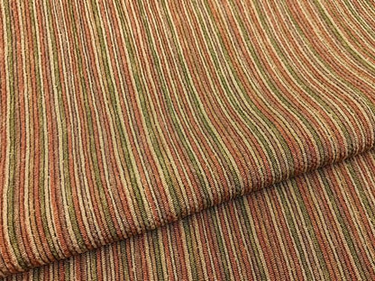 平和屋着物●上質な小紋　縞　鬼しぼ縮緬　正絹　逸品　BAAY8586hj