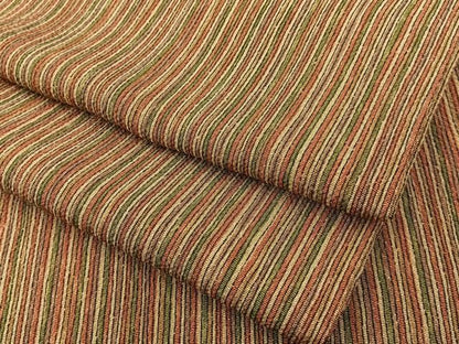 平和屋着物●上質な小紋　縞　鬼しぼ縮緬　正絹　逸品　BAAY8586hj