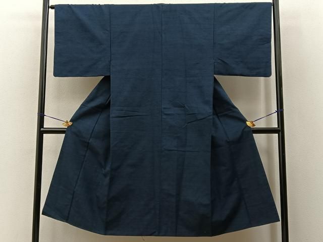 平和屋着物■男性　紬　褐返色　正絹　逸品　BAAY8633hj
